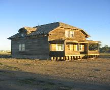 View northwest at front and southeast elevations, 2005.; Government of Saskatchewan, Marvin Thomas, 2005.