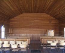 Interior of the Church, 2005.; Government of Saskatchewan, J. Kasperski, 2005.