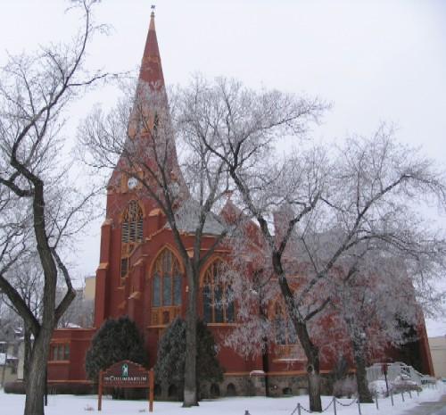 Front and side view of Cathedral