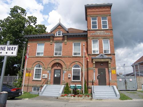 Facade of the Jail.