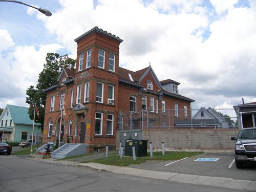 East elevation of the jail.