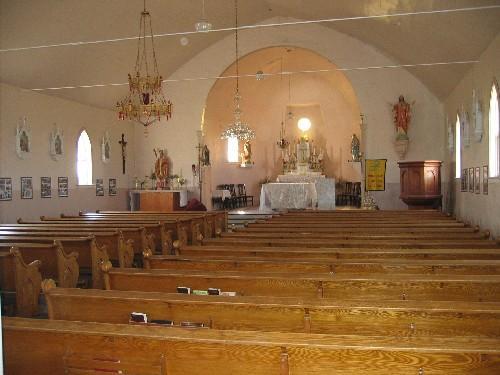 Interior of church
