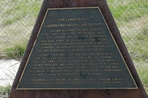 Text on cairn