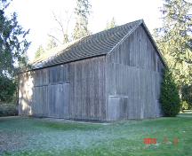 Exterior view of the Karr/Mercer Barn; Township of Langley, Julie MacDonald, 2005