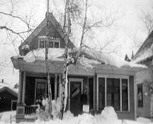 Image de la résidence Dowd prise quelques années après les rénovation en 1914.; Moncton Museum