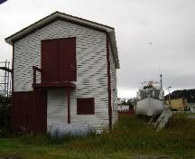 View of loading doors, Wakeham Sawmill, Placentia.  Photo taken 2006.; HFNL/ 2006