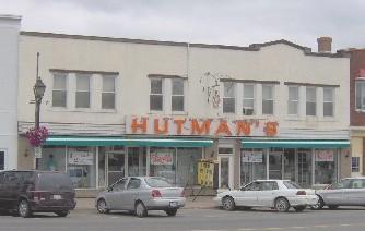 Façade du magasin Hutman's.