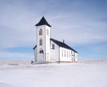 View of St. Elizabeth Mission featuring the bell tower, 2006; Mike Fedyk, 2006