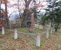 Dr. William Sommerville grave marker, Cornwallis Reformed Church, Grafton, NS, 2006.; Heritage Division, NS Dept. of Tourism, Culture and Heritage, 2006.