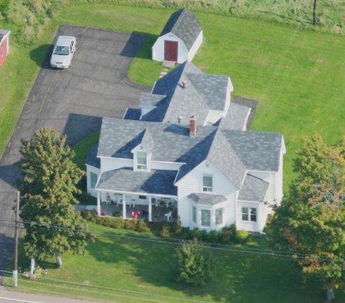 Photo aérienne de la maison Sylvain Gaudet