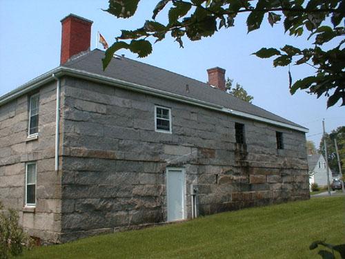 Rear view of the gaol
