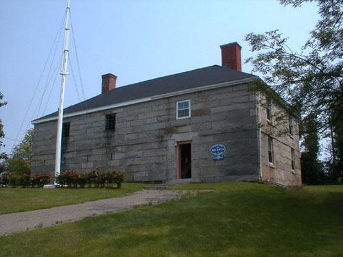 Front façade view of the gaol