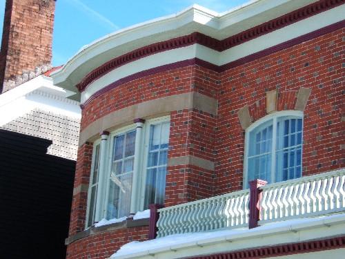 Corbett Residence - Cornice and window
