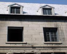 Détail de la maison de La Minerve; Ministère de la Culture et des Communications, Jean-François Rodrigue, 2004