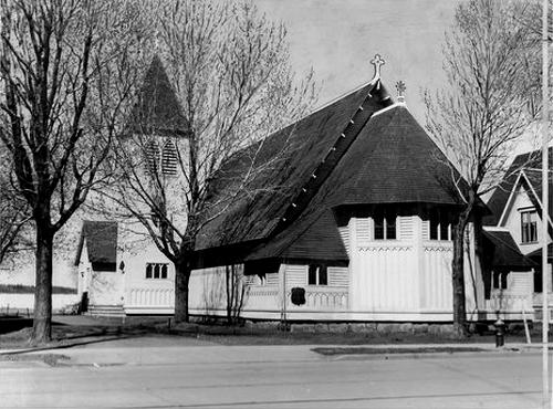 St. George's Anglican Church - post-fire image