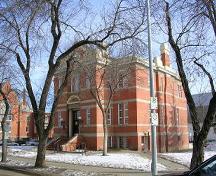 View of Strathcona Public Library, Edmonton from 104 Street; City of Edmonton, 2005