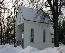 Main Elevations of La Chapelle de Notre-Dame-du-Bons-Secours, Winnipeg, 2005.; Historic Resources Branch, Manitoba Culture, Heritage & Tourism 2005