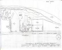 Sketch of Springhurst/Putnam-Frieze property, Maitland, Nova Scotia, 1995.; Heritage Division, NS Dept. of Tourism, Culture and Heritage, 1995.