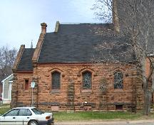 Showing west elevation; City of Charlottetown, Natalie Munn, 2007