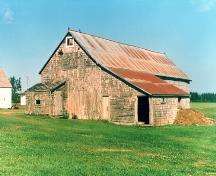 Grange Sam LeBlanc - vue du sud; Acadian Museum