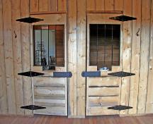 Interior view of the Saint-Claude Gaol Museum, St. Claude, 2006; Historic Resources Branch, Manitoba Culture, Heritage and Tourism, 2006