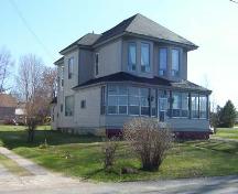 Frank Loggie Residence, front and side elevations, 2005.; City of Miramichi