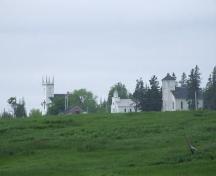 St. Denis, Minudie School Museum, King Seaman Church (l-r) Minudie, Nova Scotia, 2007.
; Heritage Division, NS Dept. of Tourism, Culture and Heritage, 2007.