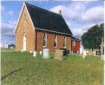 Side elevation showing Gothic Revival windows; Province of PEI