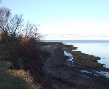 Shoreline, Tidnish Dock Provincial Park, Tidnish, Nova Scotia, 2006.
; Heritage Division, NS Dept. of Tourism, Culture and Heritage, 2006.