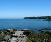 View of Dipper Harbour, the final resting place of HMS Plumper; Province of New Brunswick