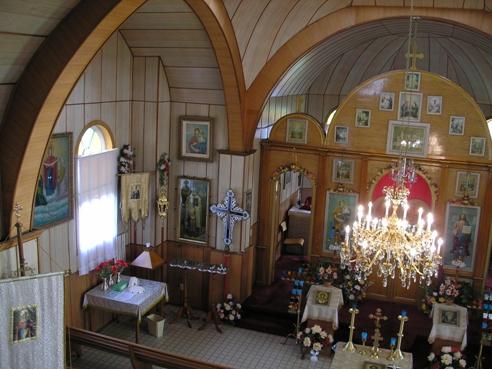 View from choir loft