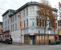 Exterior view of the London Hotel; City of Vancouver, 2004