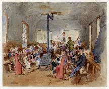 Painting by Robert Harris; Confederation Centre Art Gallery and Museum