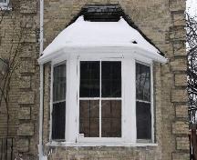 Window detail of the W.M. Ashdown House, Winnipeg, 2006; Historic Resources Branch, Manitoba Culture, Heritage and Tourism, 2006