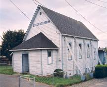 Exterior view, Gordon Head Community Hall, 2004.; District of Saanich, 2004.