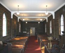 Intérieur - nef de la ancienne église anglicane de Saint James, Winnipeg, 2005; Historic Resources Branch, Manitoba Culture, Heritage and Tourism, 2005