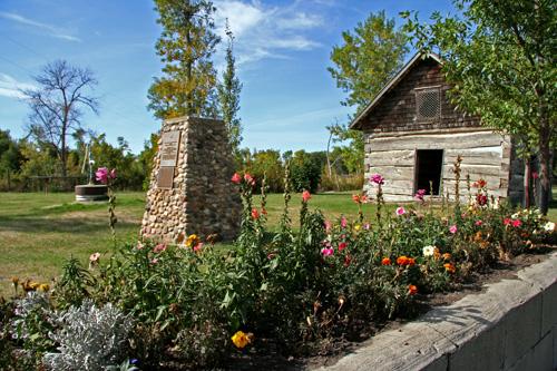 View of Log House
