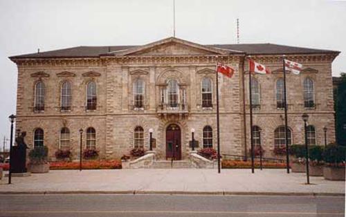 View of front facade and entrance - c.2005