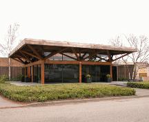 Exterior view of the Home Lumber Co. Office.; Derek Trachsel, District of Saanich, 2004.