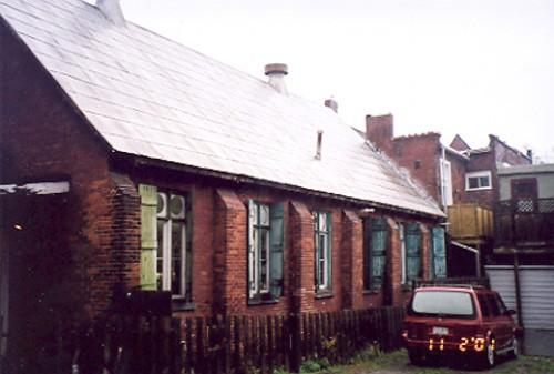 View of the south elevation of the rear hall – Nov