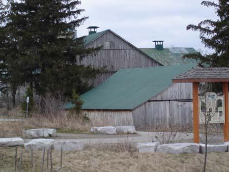 Bank Barn on the Elam Martin Farmstead