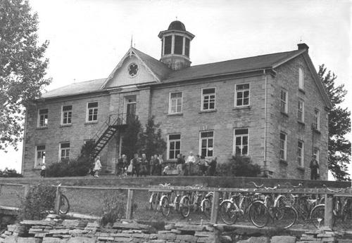 Historic view of the main (south) façade – c. 1959