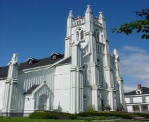 Angled view of front façade; Town of St. Stephen