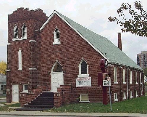 Mt. Zion Church of God in Christ, facade