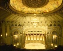 Vue de l'intérieur du lieu historique national du Canada du Théâtre-Orpheum.; Parks Canada Agency / Agence Parcs Canada