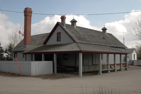 South and west elevations