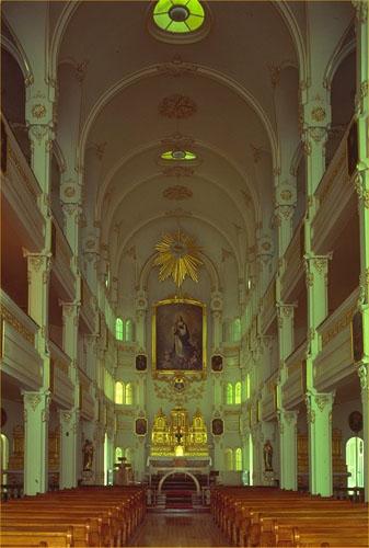 Interior of the chapel