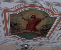 Close-up of one of the Imhoff paintings on the ceiling, 2007.; Brett Quiring, 2007.