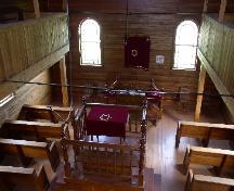 Interior view of Beth Israel Synagogue; Government of Saskatchewan, Bernard Flaman, 2004, 1994.