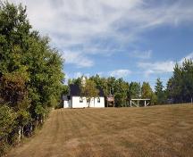 Contextual view, from the southwest, of Sts. Peter and Paul Ukrainian Catholic Church, Rossburn area, 2006; Historic Resources Branch, Manitoba Culture, Heritage and Tourism, 2006
